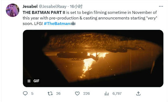 《新蝙蝠侠》将拍成三部曲  第二部电影将于11月开拍  